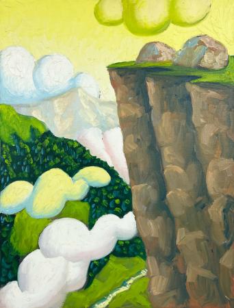Salvo, Ladscape, 1984, Oil on canvas, 40 x 30 cm