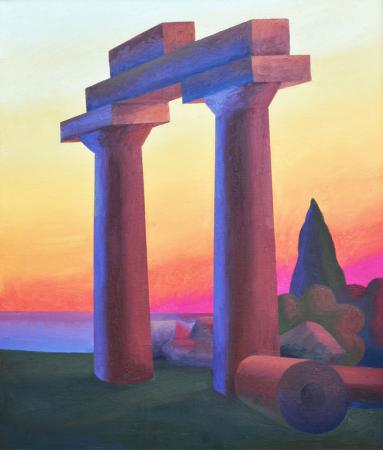 Salvo, An Evening, 2001, Oil on canvas, 120 × 100 cm