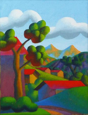 Salvo, The Valley, 2011, Oil on canvas, 40 x 30 cm