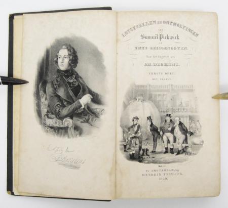 CHARLES DICKENS - THE PICKWICK PAPERS - FIRST DUTCH EDITION - 1840