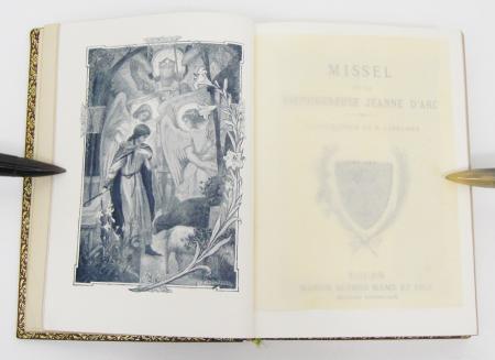 OLD MISSAL OF THE BLESSED JOAN OF ARC WITH ART NOUVEAU DECORATIONS