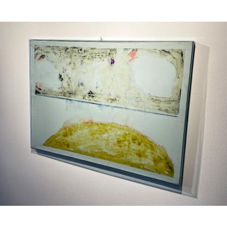 Mario Schifano, Senza Titolo (Paesaggio Anemico), 1978-1980, Smalti e pastello su tela, 70 × 100 cm - foto 2