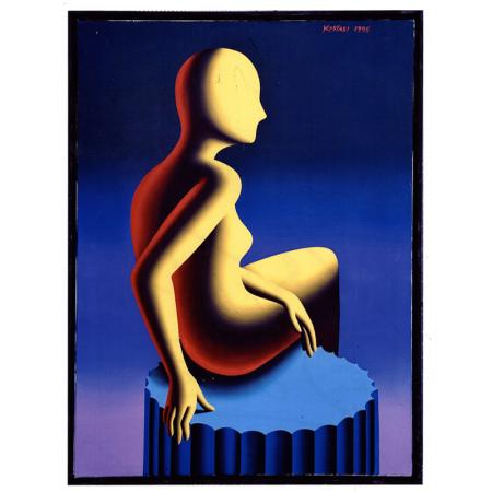 Mark Kostabi - Goddess of confirmation - Painting oil on canvas | La Maison  De La Petite Sara