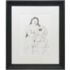Fernando Botero, Breastfeeding Mom with White Bow, 2006, Mixed media on paper, 41 × 31 cm - photo 1