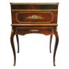 STUNNING WRITING FLAP DESK IN ROSEWOOD AND INLAID WOOD 19TH CENTURY STAMPED - photo 3