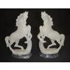 ANTIQUE ALABASTER SCULPTURES BOOKENDS HAND CARVED EARLY 1900'S - photo 2