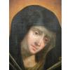ANTIQUE RELIGIOUS PAINTING 18TH CENTURY MADONNA OF THE SEVEN SORROWS - photo 4