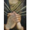 ANTIQUE RELIGIOUS PAINTING 18TH CENTURY MADONNA OF THE SEVEN SORROWS - photo 5