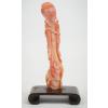 CHINESE PINK MIDWAY CORAL SCULPTURE FEMALE FIGURE - photo 2