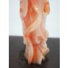 CHINESE PINK MIDWAY CORAL SCULPTURE FEMALE FIGURE - photo 7