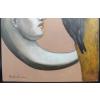 ANTONIO SCIACCA PAINTING OIL ON CANVAS THE MOON IN HARMONY WITH NATURE - photo 3