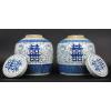 PAIR OF CHINESE CELADON BLUE AND WHITE PORCELAIN POTS - photo 2