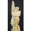 BIG AND ANTIQUE CHINESE SCULPTURE - GUANYIN - IVORY TUSK - photo 7