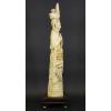 BIG AND ANTIQUE CHINESE SCULPTURE - GUANYIN - IVORY TUSK - photo 14