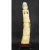 BIG AND ANTIQUE CHINESE SCULPTURE - GUANYIN - IVORY TUSK - photo 15