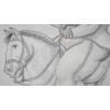 Fernando Botero - Uomo a cavallo - Tecnica mista su carta - foto 3