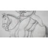 Fernando Botero - Uomo a cavallo - Tecnica mista su carta - foto 6