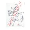 Fernando Botero - Uomo a cavallo - Tecnica mista su carta - foto 12