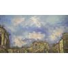 Maurice Utrillo (1883-1955) - Les ruines du Chateau de Chalucet - Olio su cartone - foto 8
