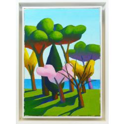 Salvo, Spring, 2007, Oil on thin cardboard, 35 × 25 cm