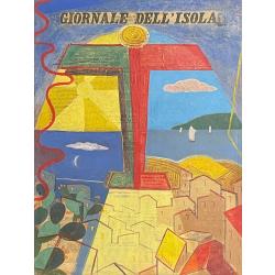 Giulio D'Anna, Il Giornale Dell'Isola, 1929-1930, Olio e collage su cartone, 67 x 47,5 cm