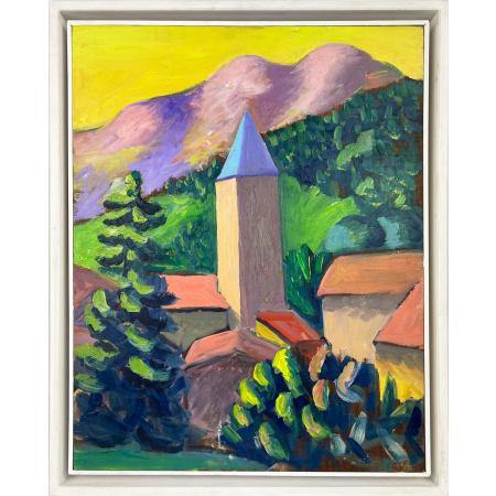 Salvo, Landscape, 1985, Oil on board, 37 x 29 cm - photo 1