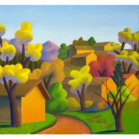 Salvo, October in Val Maira, 2002, Oil on canvas, 60 × 80 cm - photo 2