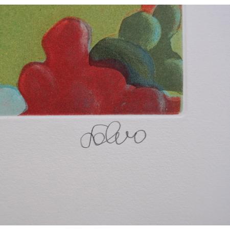 Salvo, Paesaggio, ca. 1990, Acquaforte acquatinta su carta, 60 × 80 cm - foto 6