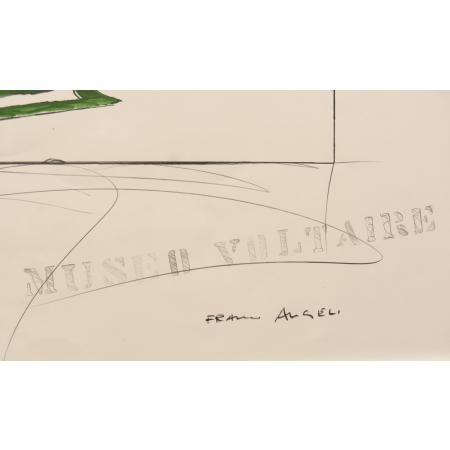Franco Angeli, Museo Voltaire, 1972, Tecnica mista su carta, 70 × 100 cm - foto 3