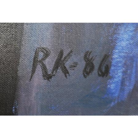 Reiner Karge, Il Labirinto, 1986, Olio su tela, 100 x 70 cm - foto 3