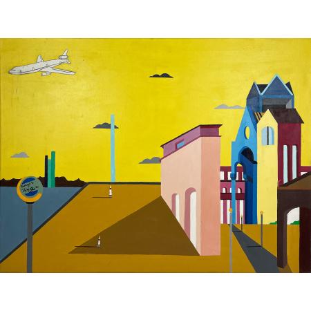 Tancredi Fornasetti, Burger King, 2007, Acrylic on canvas, 60 x 80 cm