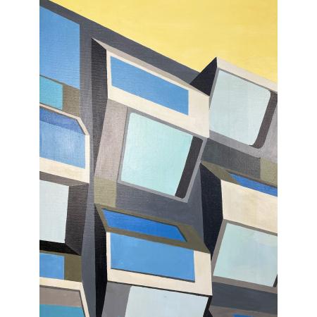 Tancredi Fornasetti, Un Futuro, 2012, Acrilico su tela, 80 x 80 cm - foto 4