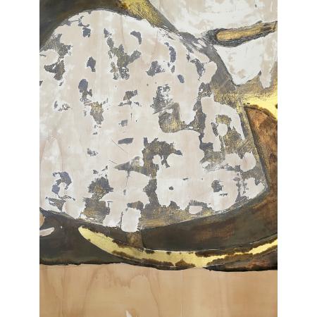 Gino De Dominicis, Nonnetta, 1997, Olio e oro su tavola, 200 x 200 cm - foto 3