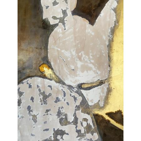 Gino De Dominicis, Nonnetta, 1997, Olio e oro su tavola, 200 x 200 cm - foto 5