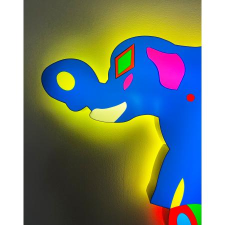Marco Lodola, The Circus, ca. 2010, Light sculpture in perspex and neon, 100 × 120 × 12 cm - photo 2