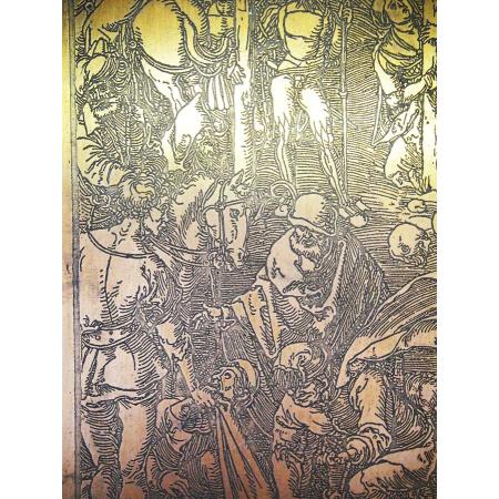 ALBRECHT DURER COPPER PRINTING PLATE ENGRAVING THE CALVARY WITH THREE CROSSES - photo 4