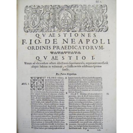 LIBRO ANTICO 1618 QUAESTIONES VARIAE PARISIIS DISPUTATAE TEOLOGIA
