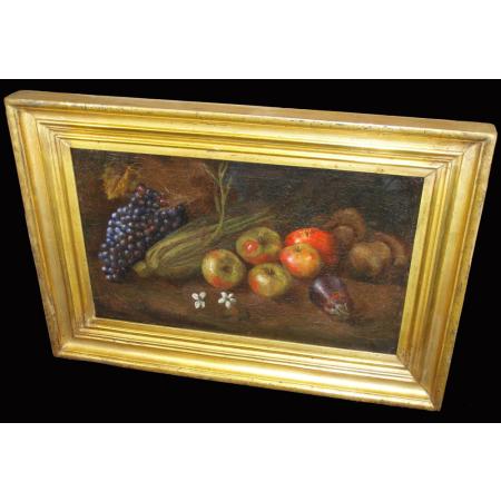 STILL LIFE ANTIQUE PAINTING OIL ON CANVAS 17TH CENTURY - photo 5