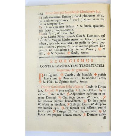 ANTIQUE BOOK 1835 PASTORALE RITUALI ROMANO ECCLESIASTICAL RITES AND EXORCISMS - photo 13
