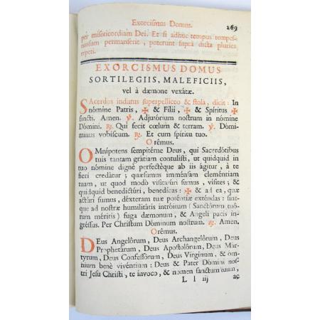 ANTIQUE BOOK 1835 PASTORALE RITUALI ROMANO ECCLESIASTICAL RITES AND EXORCISMS - photo 14
