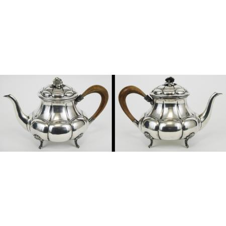 OLD SILVER 800 TEA AND COFFEE SET - photo 2
