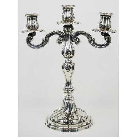 A PAIR OF REAL SILVER CANDLE HOLDERS FIRST HALF OF 20TH CENTURY - photo 3