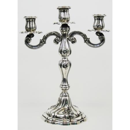 A PAIR OF REAL SILVER CANDLE HOLDERS FIRST HALF OF 20TH CENTURY - photo 6