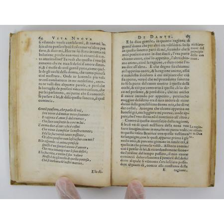 LIBRO ANTICO DANTE ALIGHIERI VITA NUOVA EDITIO PRINCEPS 1576 - foto 7