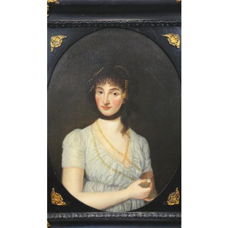 ANTIQUE PAINTING WOMAN PORTRAIT EARLY 19TH CENTURY - photo 2