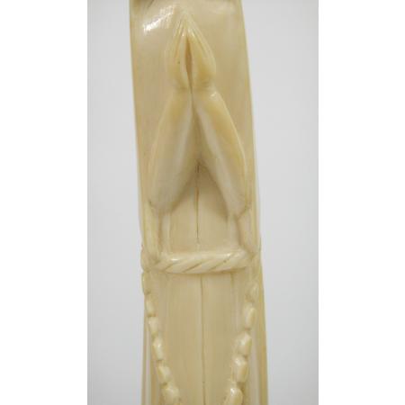 AFRICAN IVORY SCULPTURE - THE VIRGIN MARY - photo 6