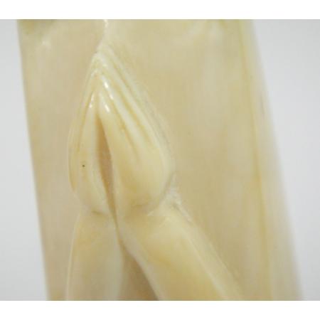 AFRICAN IVORY SCULPTURE - THE VIRGIN MARY - photo 8