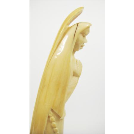 AFRICAN IVORY SCULPTURE - THE VIRGIN MARY - photo 11