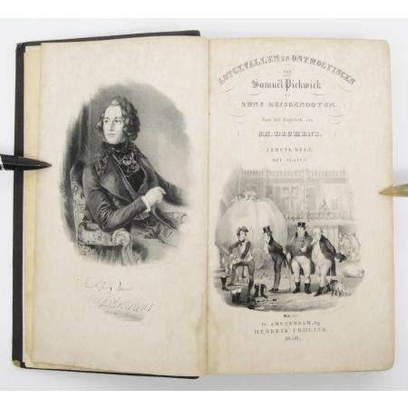 CHARLES DICKENS - THE PICKWICK PAPERS - FIRST DUTCH EDITION - 1840