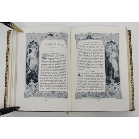 OLD MISSAL OF THE BLESSED JOAN OF ARC WITH ART NOUVEAU DECORATIONS - photo 20